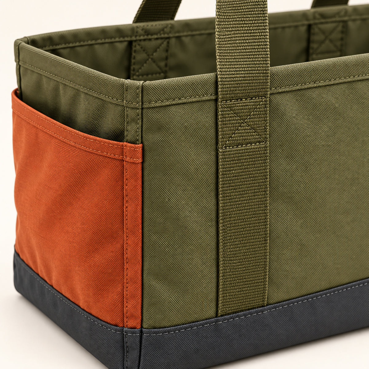RidgeHaul Open-Top Camping Gear Tote - Olive