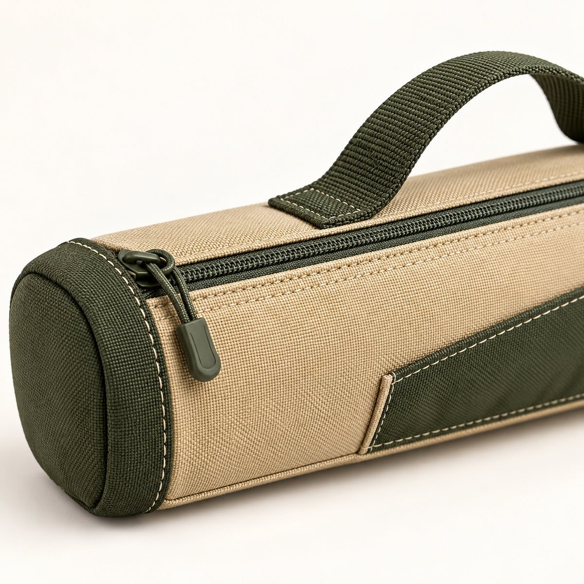 StakeNest Zippered Tent Stake Organizer - Sand and Olive