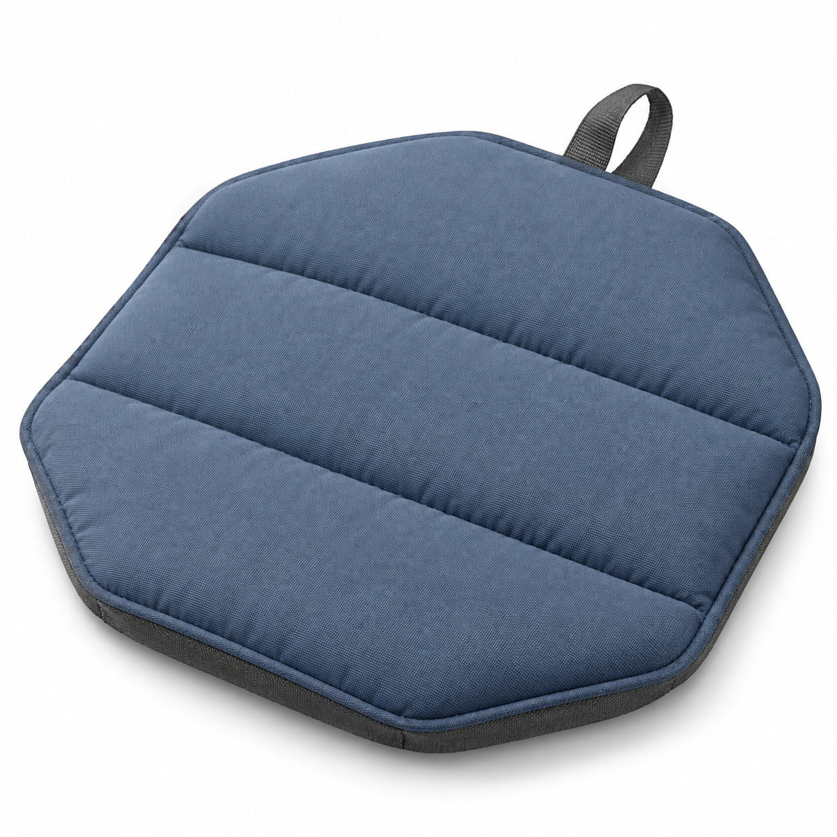 PebbleRest Quilted Outdoor Seat Pad - Slate Blue