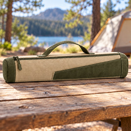 StakeNest Zippered Tent Stake Organizer - Sand and Olive
