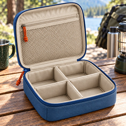 SwitchPack Four-Compartment Gear Organizer - Slate Blue