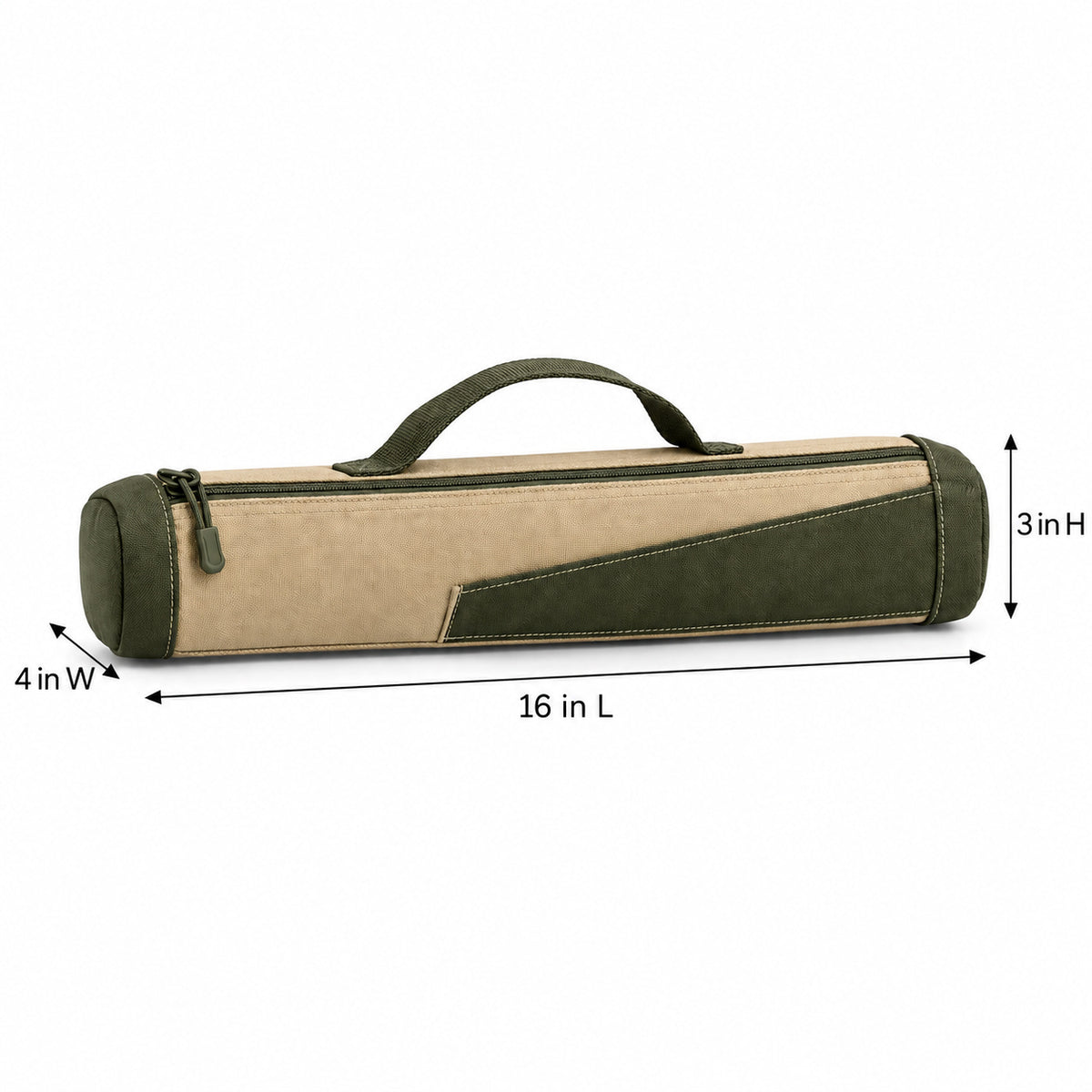StakeNest Zippered Tent Stake Organizer - Sand and Olive